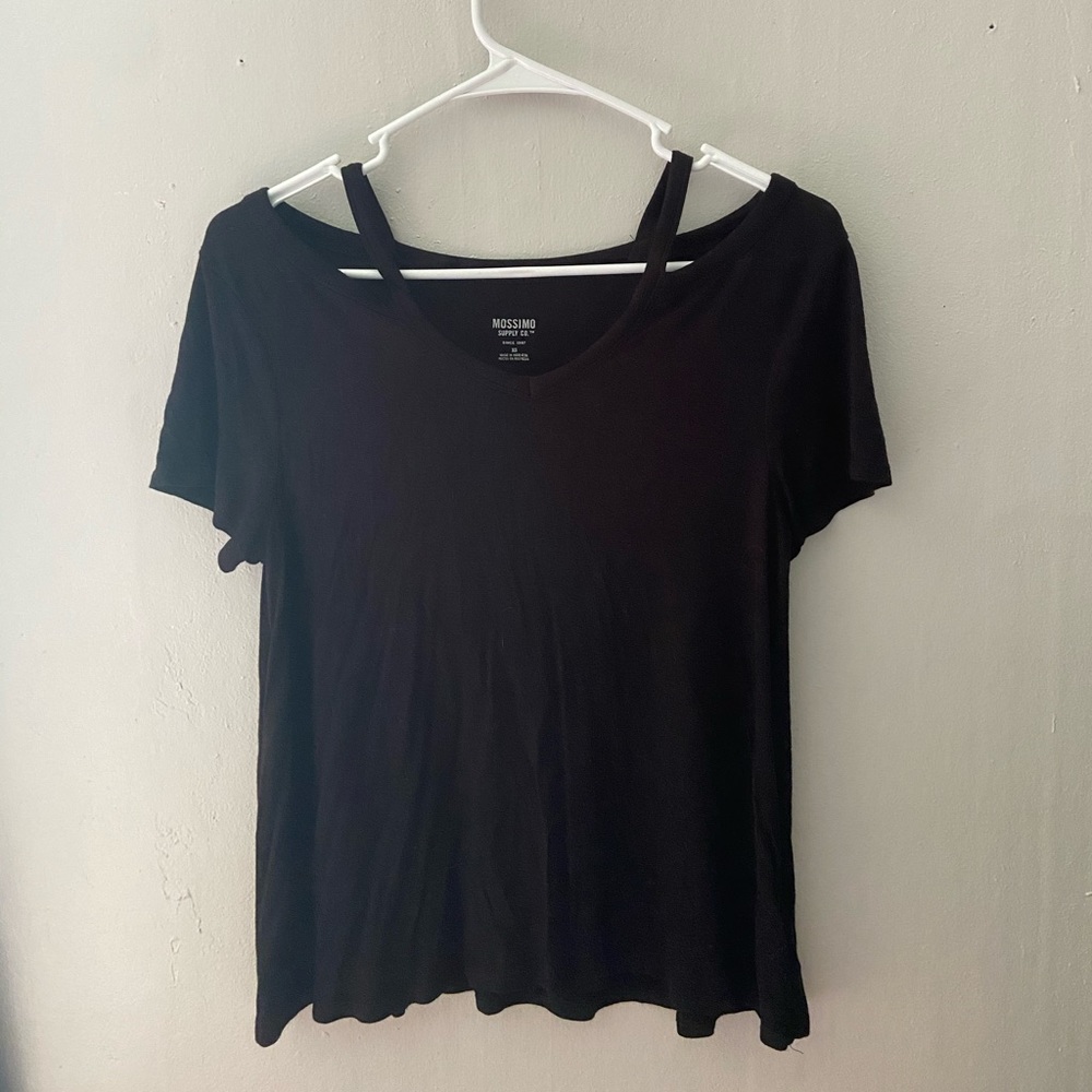 T-Shirt with Cutout Sleeves